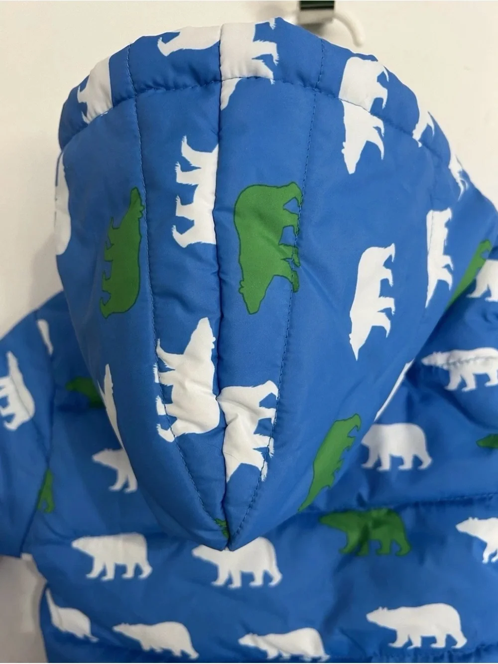 Hatley Polar Bear Blue Padded Hooded‎ Snowsuit Pram 6-9M New